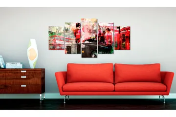 Billede Memories From London 5 Pieces 100x50 - Artgeist sp. z o. o. - Boligtilbehør - Billeder & kunst - Billeder på lærred