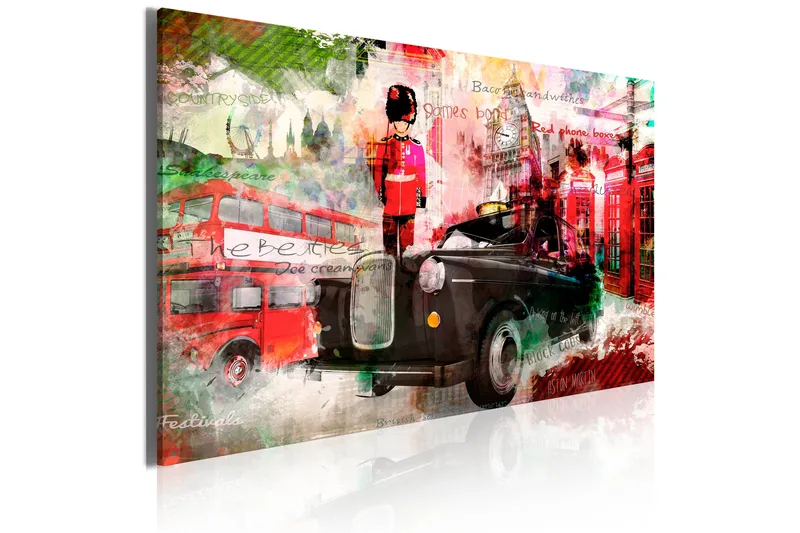Billede Memories From London 60x40, Artgeist sp. z o. o.