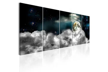 Billede Moon In The Clouds 200x80 - Artgeist sp. z o. o. - Boligtilbehør - Billeder & kunst - Billeder på lærred