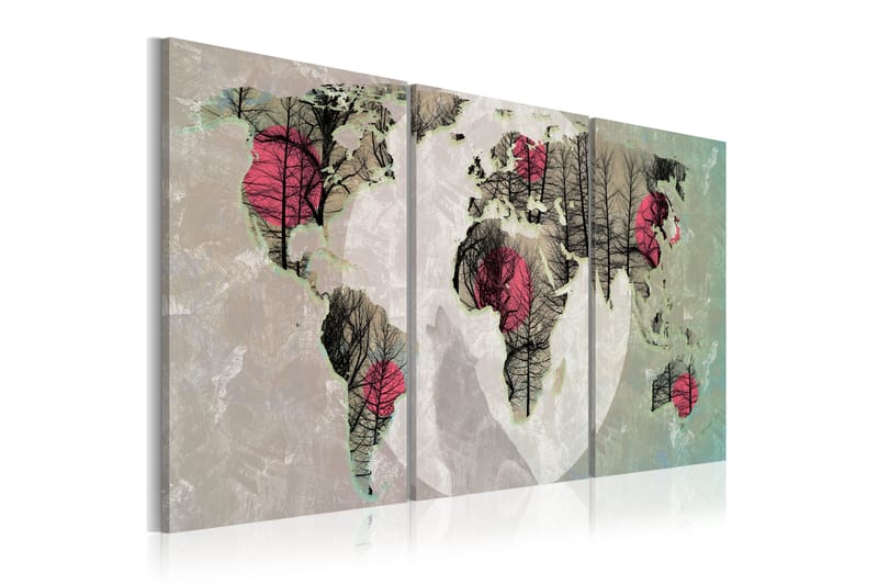 Billede Moonlight Map 60x30, Artgeist sp. z o. o.