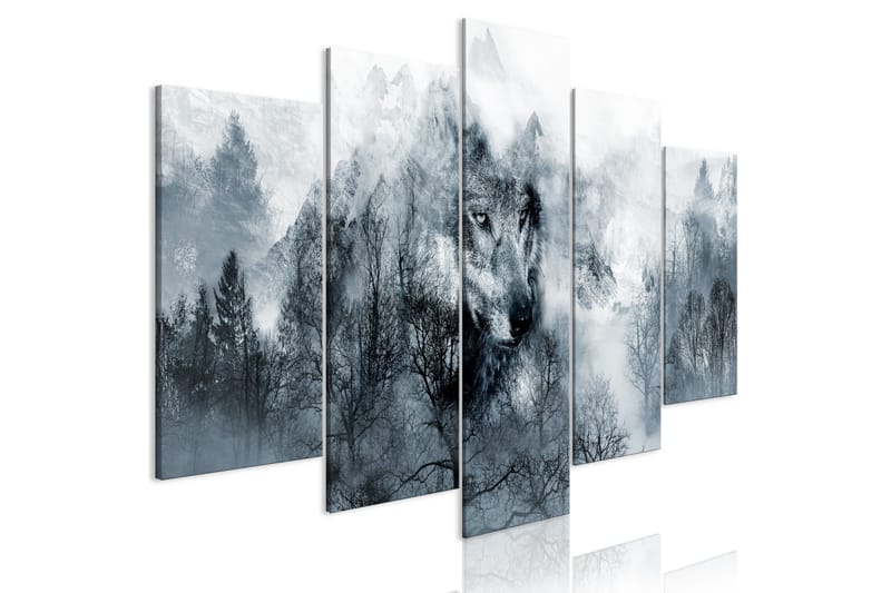 Billede Mountain Predator 5 Parts Wide 200x100, Artgeist sp. z o. o.