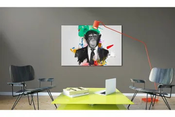 Billede Mr Monkey 90x60 - Artgeist sp. z o. o. - Boligtilbehør - Billeder & kunst - Billeder på lærred