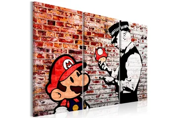 Billede Mural On Brick 120x80 - Artgeist sp. z o. o. - Boligtilbehør - Billeder & kunst - Billeder på lærred