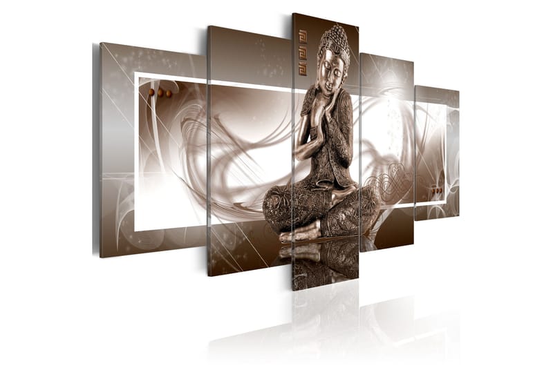 Billede Musing Buddha 100x50, Artgeist sp. z o. o.
