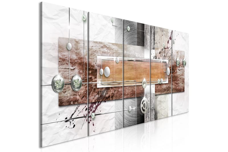 Billede Mysterious Mechanism 5 Parts Narrow Brown 225x90, Artgeist sp. z o. o.