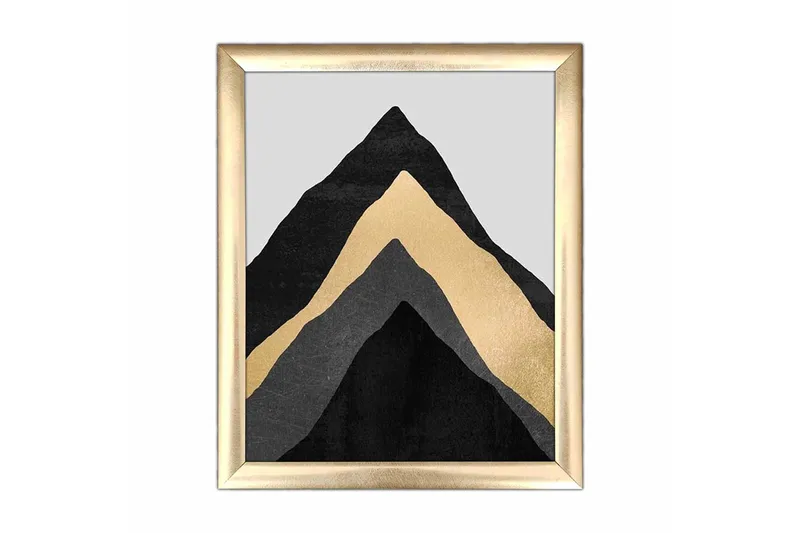 Billede Nautisk med ramme flerfarvet, 22,3x52,8 cm