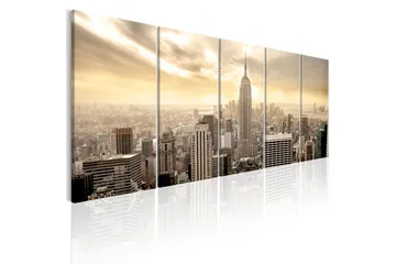 Billede New York View On Manhattan 225x90 - Artgeist sp. z o. o. - Boligtilbehør - Billeder & kunst - Billeder på lærred