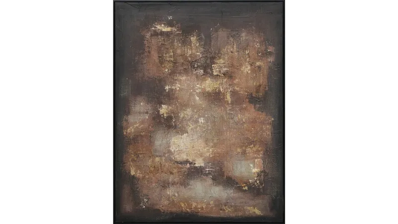 Billede NFG Ramor 120x90 cm 120x90 cm, brun og guld