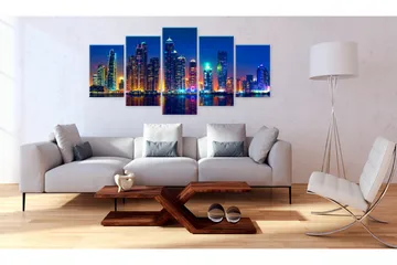 Billede Nights In Dubai 100x50 - Artgeist sp. z o. o. - Boligtilbehør - Billeder & kunst - Billeder på lærred