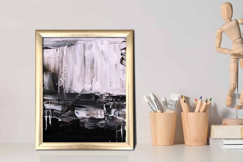 Billede Notional med ramme Flerfarvet - 22,3x52,8 cm - Boligtilbehør - Billeder & kunst