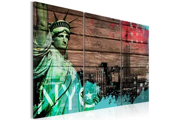 Billede Nyc Collage Ii 90x60 - Artgeist sp. z o. o. - Boligtilbehør - Billeder & kunst - Billeder på lærred