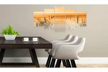 Billede Orange Beach 100x50 - Artgeist sp. z o. o. - Boligtilbehør - Billeder & kunst - Billeder på lærred