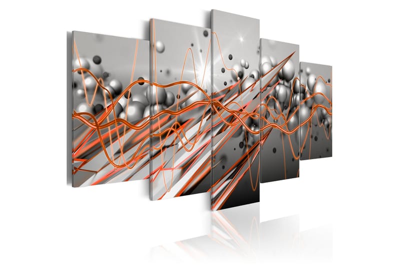 Billede Orange Stream 200x100, Artgeist sp. z o. o.