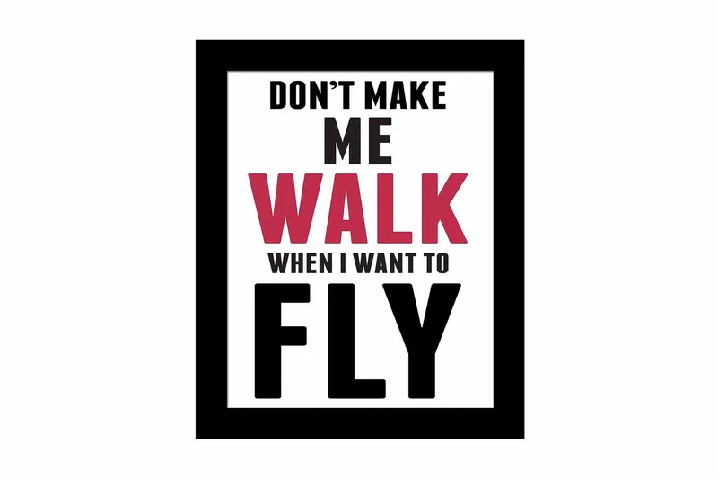 Billede Ordsprog med ramme flerfarvet, 22,3x52,8 cm