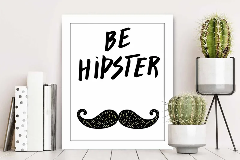 Billede Ordsprog med ramme flerfarvet - 22,3x52,8 cm - Boligtilbehør - Billeder & kunst