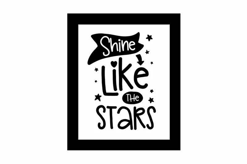 Billede Ordsprog med ramme flerfarvet, 22,3x52,8 cm