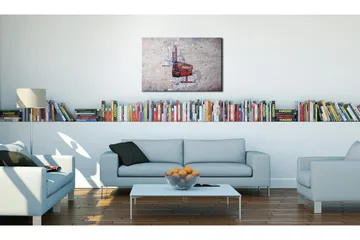 Billede Rundt Storbritannien Af Routemaster 60x40 - Artgeist sp. z o. o. - Boligtilbehør - Billeder & kunst - Billeder på lærred
