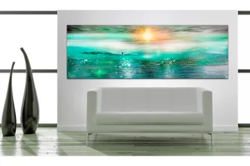 Billede Sapphire Sea 135x45 - Artgeist sp. z o. o. - Boligtilbehør - Billeder & kunst - Billeder på lærred