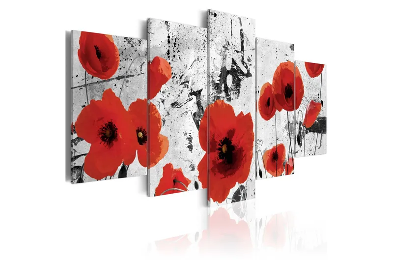Billede Scarlet Flowers 200x100, Artgeist sp. z o. o.