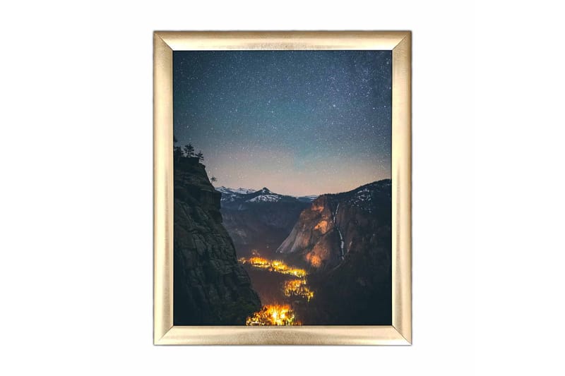 Billede Scenic med ramme flerfarvet - 22,3x52,8 cm - Boligtilbehør - Billeder & kunst