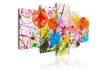 Billede Summer Of Colours 200x100 - Artgeist sp. z o. o. - Boligtilbehør - Billeder & kunst - Billeder på lærred