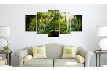 Billede The Beauty Of The Forest 200x100 - Artgeist sp. z o. o. - Boligtilbehør - Billeder & kunst - Billeder på lærred