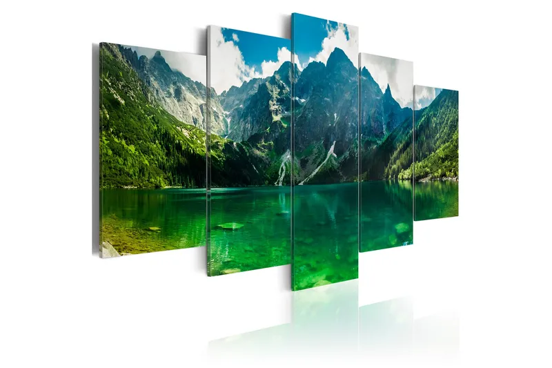 Billede Tranquility In The Mountains 100x50 - Artgeist sp. z o. o. - Boligtilbehør - Billeder & kunst - Billeder på lærred