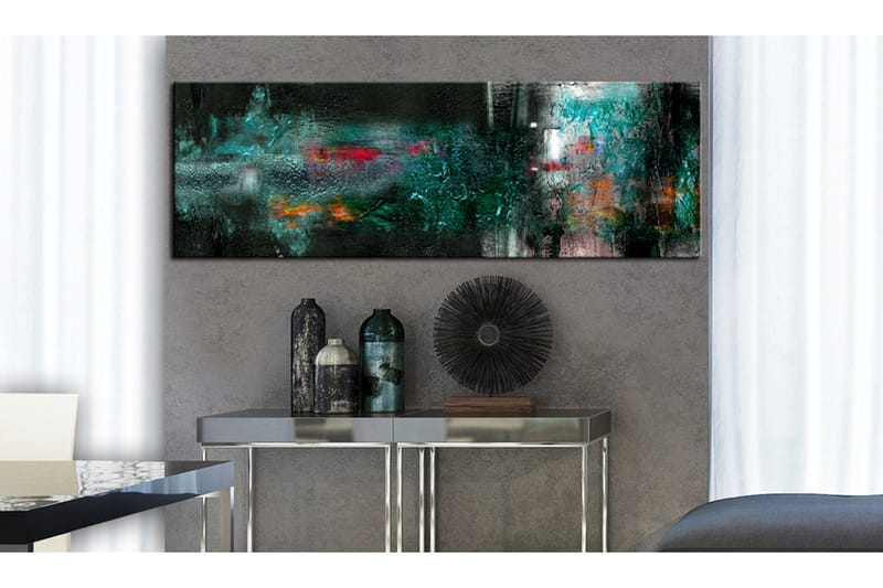 Billede Turquoise Power 150x50 - Artgeist sp. z o. o. - Boligtilbehør - Billeder & kunst - Billeder på lærred