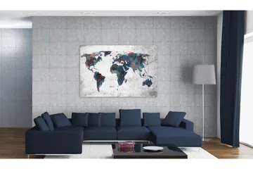 Billede Uopdagede Kontinenter 60x40 - Artgeist sp. z o. o. - Boligtilbehør - Billeder & kunst - Billeder på lærred