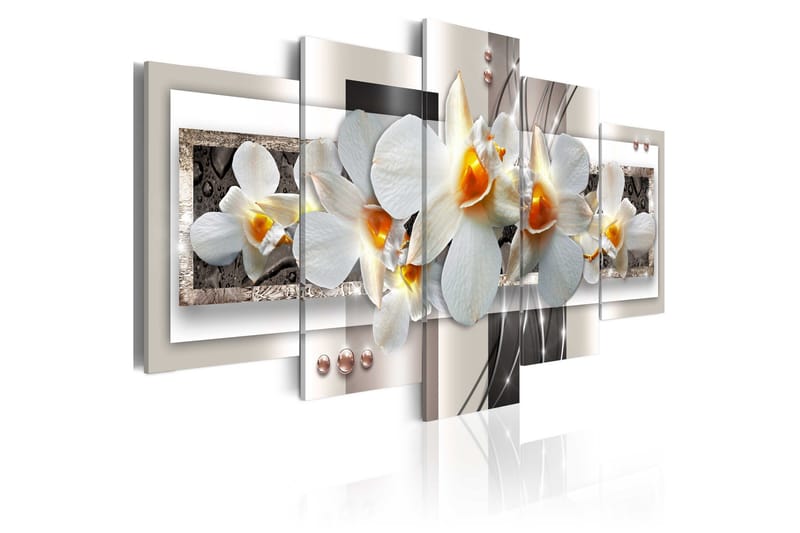 Billede White Discretion 200x100, Artgeist sp. z o. o.