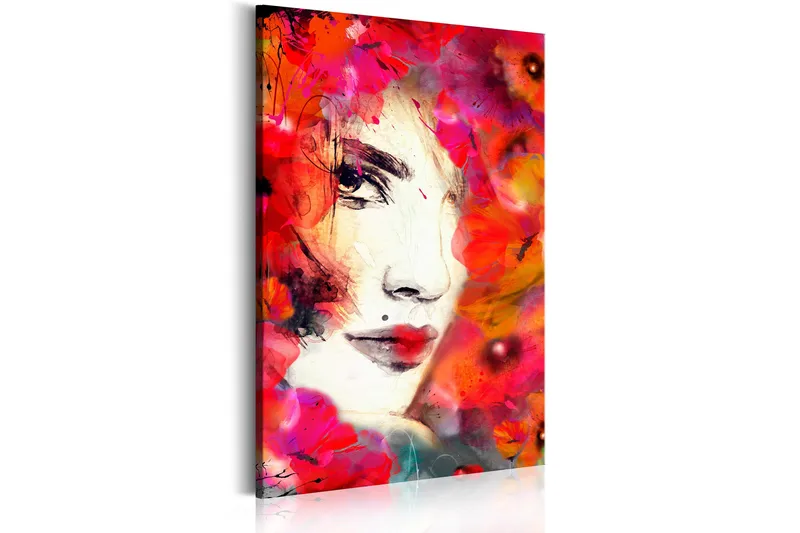 Billede Woman In Poppies 60x90, Artgeist sp. z o. o.