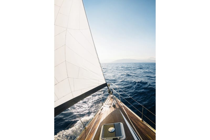 Billede Yacht, 55x07 cm