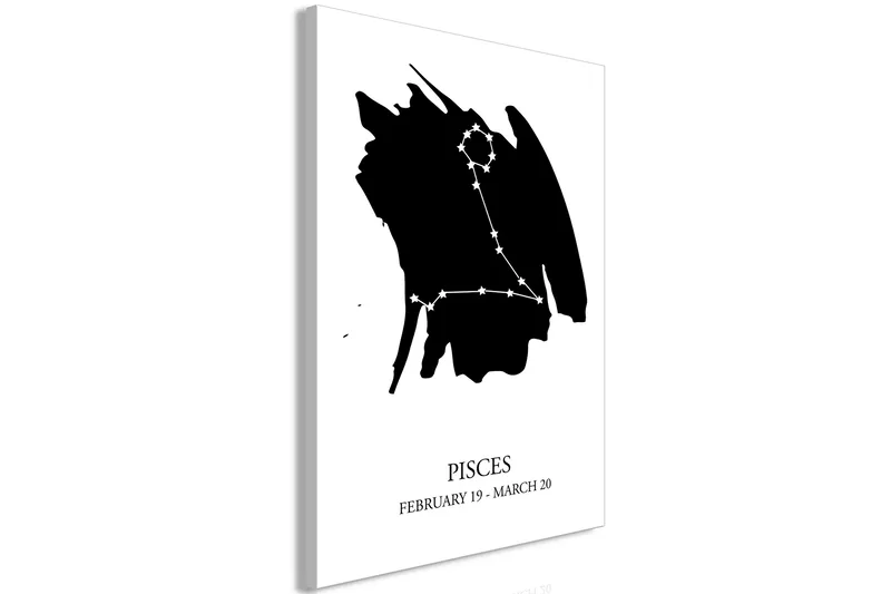 Billede Zodiac Signs: Pisces (1 del) Lodret 60x90 - Artgeist sp. z o. o. - Boligtilbehør - Billeder & kunst - Billeder på lærred