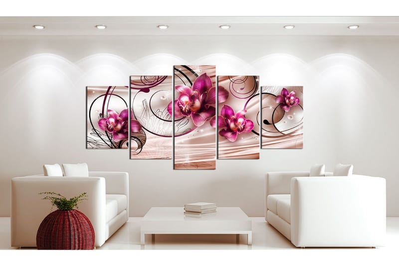 Billede Pearl Dance 200x100 - Artgeist sp. z o. o. - Boligtilbehør - Billeder & kunst - Billeder på lærred