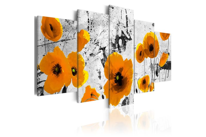 Billede Poppies In The Royal Color 100x50, Artgeist sp. z o. o.