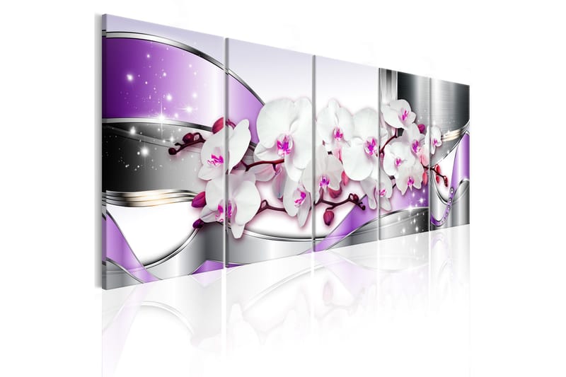 Billede Purple Ribbons 225x90, Artgeist sp. z o. o.