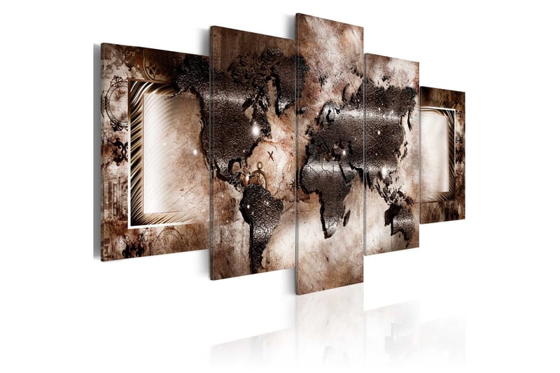 Billede Platinum Map 100x50, Artgeist sp. z o. o.