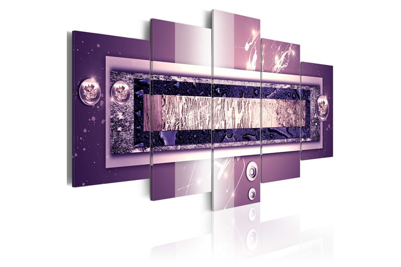 Billede Purple Cascade 100x50, Artgeist sp. z o. o.