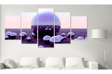 Billede Purple Balls 200x100 - Artgeist sp. z o. o. - Boligtilbehør - Billeder & kunst - Billeder på lærred