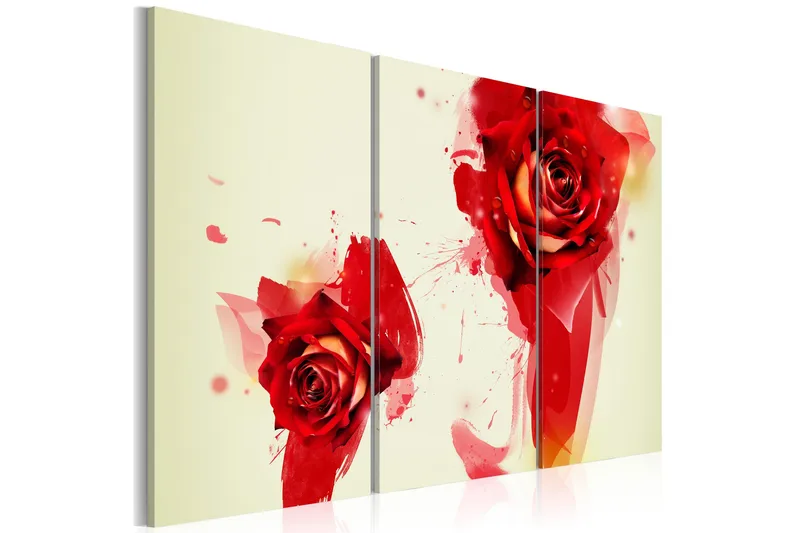 Billede A new look on a rose 90x60, Artgeist sp. z o. o.