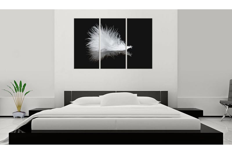 Billede A Small Feather 120x80 - Artgeist sp. z o. o. - Boligtilbehør - Billeder & kunst - Billeder på lærred