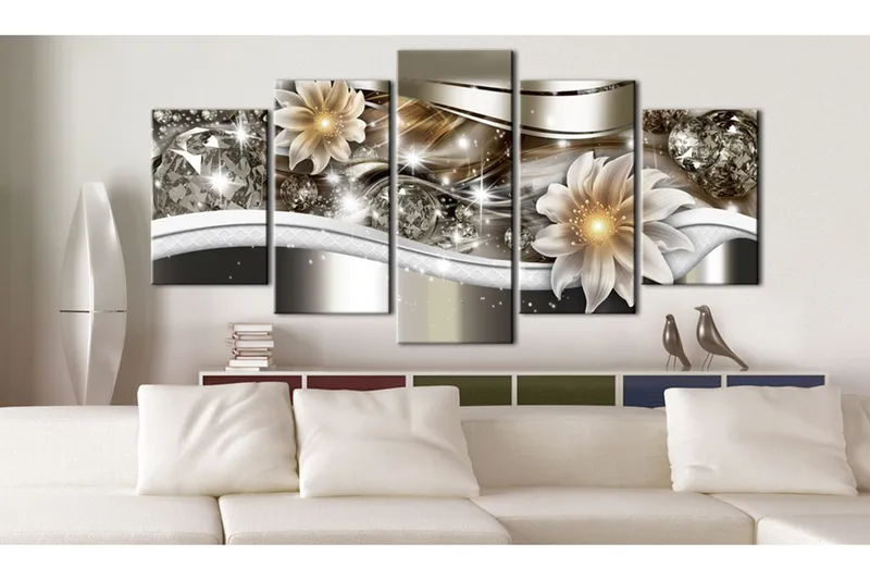 Billede Abstract Art Luminosity 200x100 - Artgeist sp. z o. o. - Boligtilbehør - Billeder & kunst - Billeder på lærred