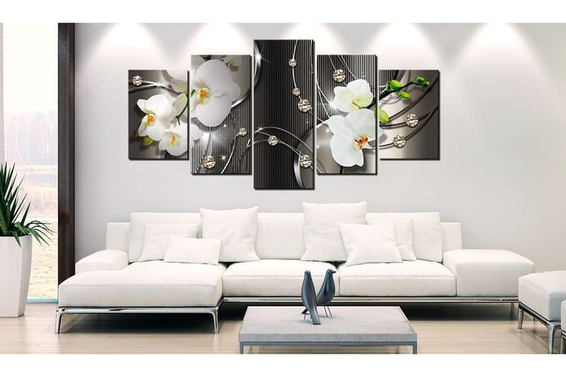Billede Abyss Of Greyness 100x50 - Artgeist sp. z o. o. - Boligtilbehør - Billeder & kunst - Billeder på lærred