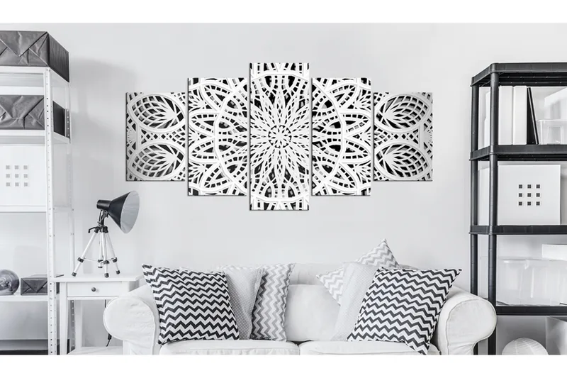 Billede Alabasterine Fantasy 100x50 - Artgeist sp. z o. o. - Boligtilbehør - Billeder & kunst - Billeder på lærred