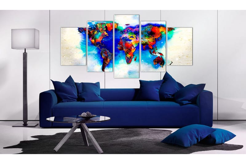 Billede All Colors Of The World 200x100 - Artgeist sp. z o. o. - Boligtilbehør - Billeder & kunst - Billeder på lærred
