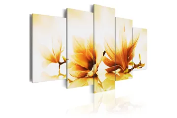 Billede Amber Magnolias 200x100 - Artgeist sp. z o. o. - Boligtilbehør - Billeder & kunst - Billeder på lærred