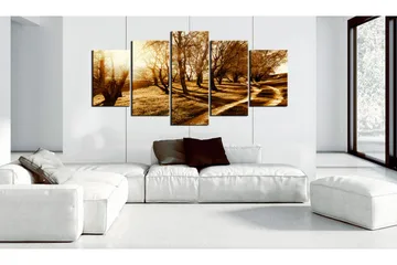 Billede Amber Orchard 200x100 - Artgeist sp. z o. o. - Boligtilbehør - Billeder & kunst - Billeder på lærred