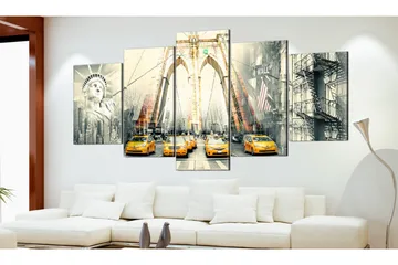 Billede American Metropolis 200x100 - Artgeist sp. z o. o. - Boligtilbehør - Billeder & kunst - Billeder på lærred