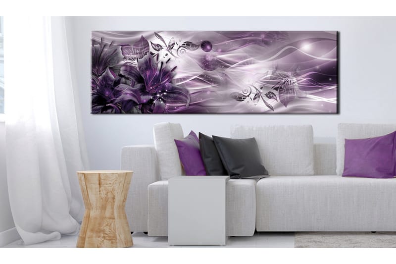 Billede Amethyst Constellation 120x40 - Artgeist sp. z o. o. - Boligtilbehør - Billeder & kunst - Billeder på lærred