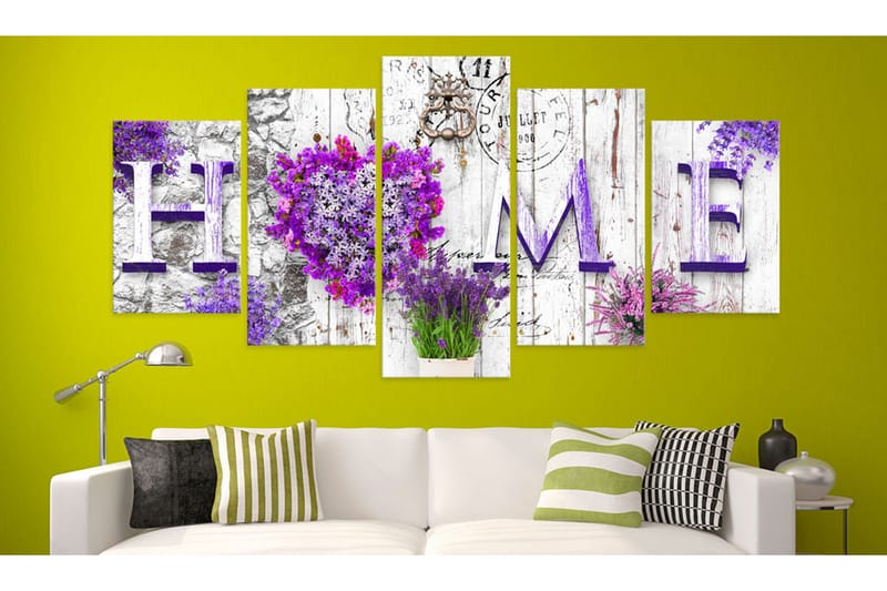Billede Amethystine Asylum 200x100 - Artgeist sp. z o. o. - Boligtilbehør - Billeder & kunst - Billeder på lærred